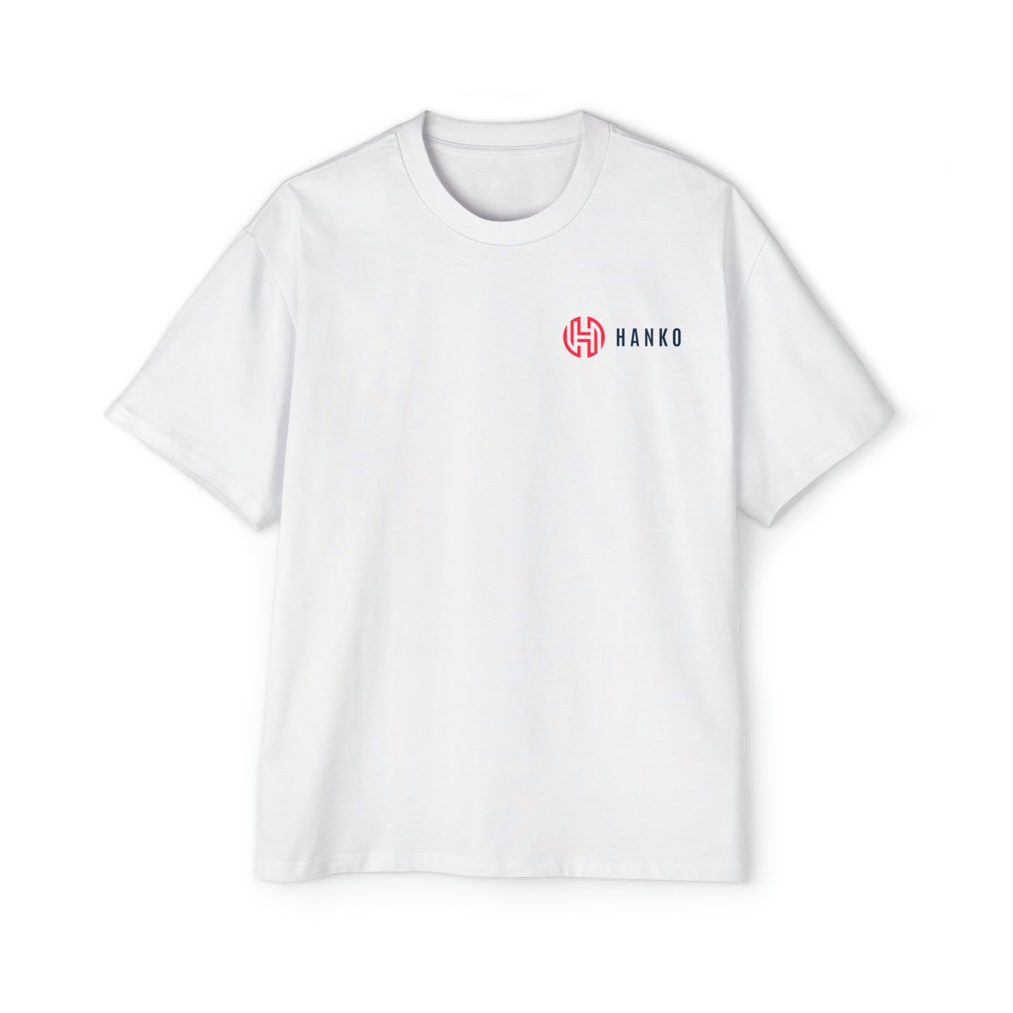 Men's Heavy Oversized Tee (White)