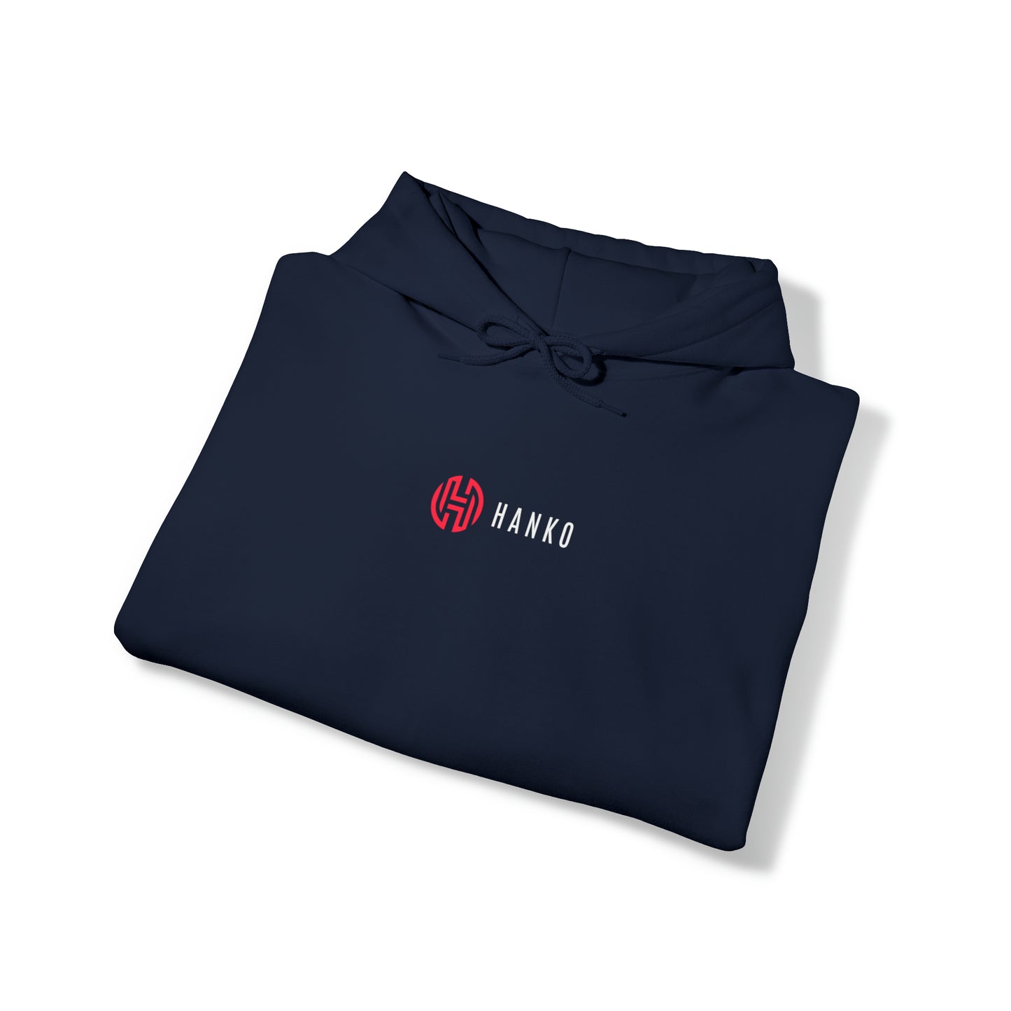 Hanko Unisex Heavy Hooded Sweatshirt (Navy)