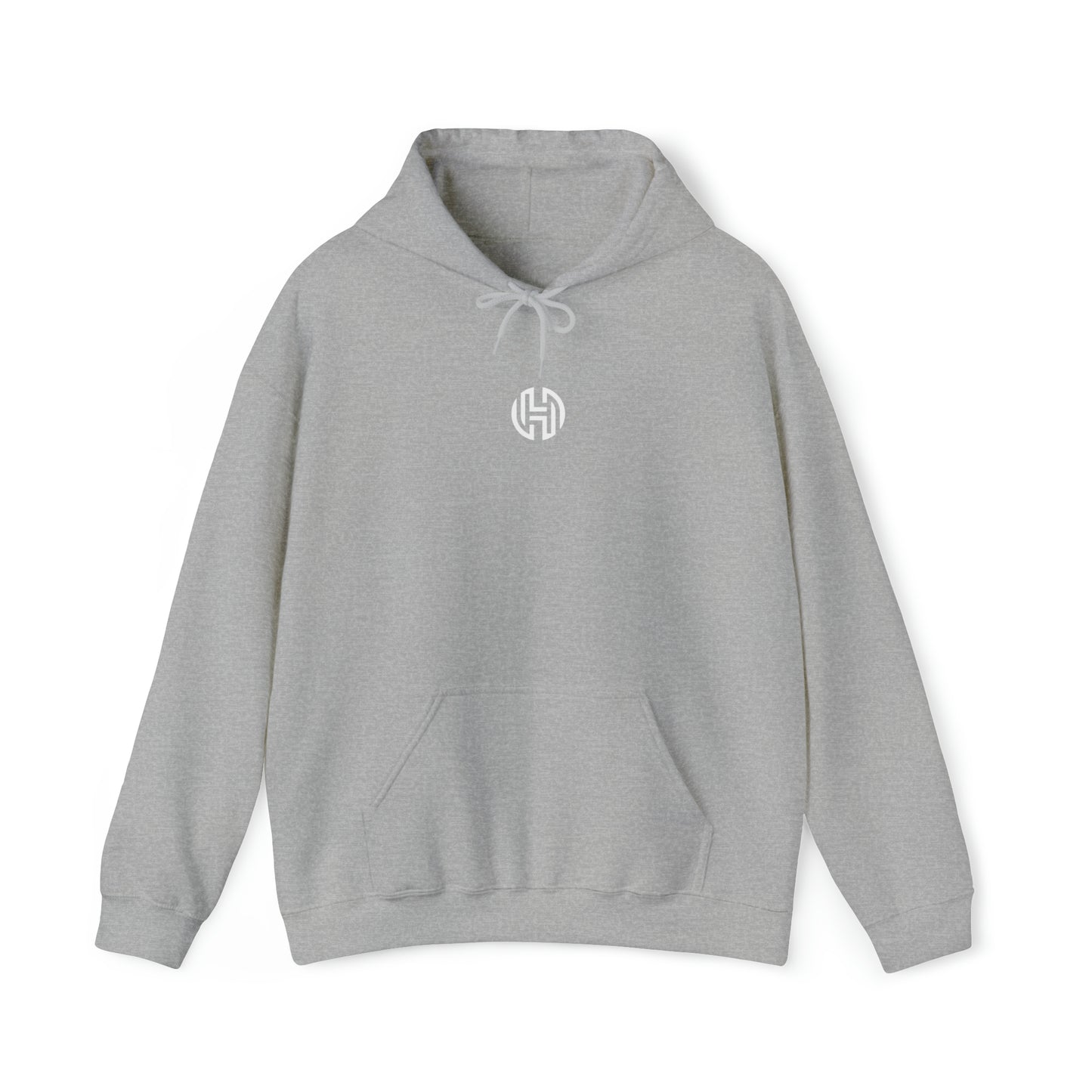 Hanko Unisex Heavy Hooded Sweatshirt (Grey)